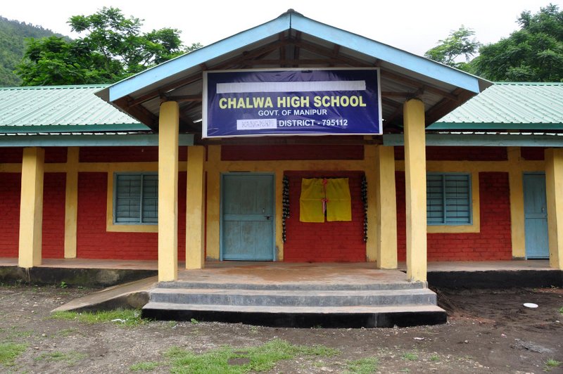 Minister Tribal Affairs & Hills Inaugurated Chalwa Govt. High School and Inspected Sdo Office at Tujang Waichong kangpokpi dist on 29.6.2017 (1).JPG